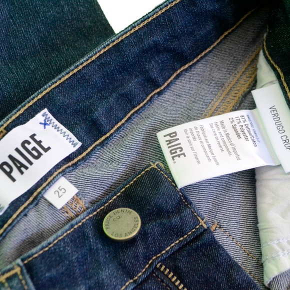 Paige Verdugo Crop Denim Jeans - Picture 4 of 4